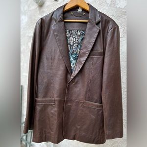 NW Robert Graham Lambskin Coat, Sz 42